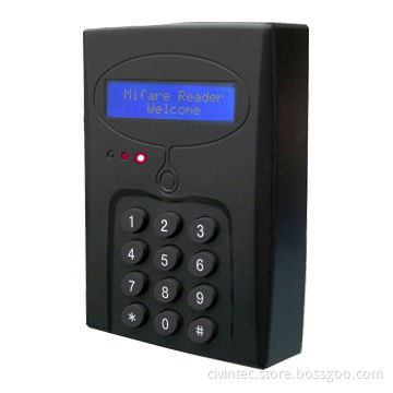 Standalone Access Control Keypad Terminal with Contact-less Proximity Reader and LCD to Show Name